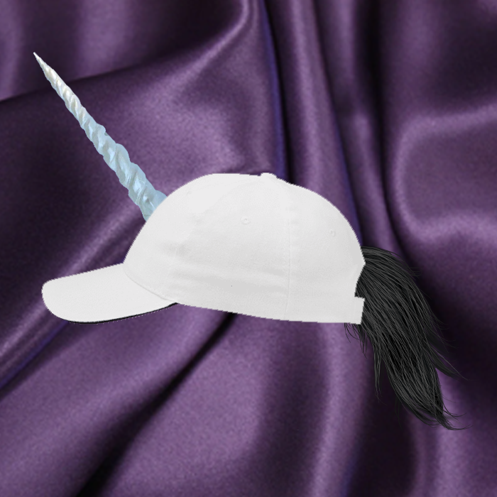 unicorn horn cap with tail